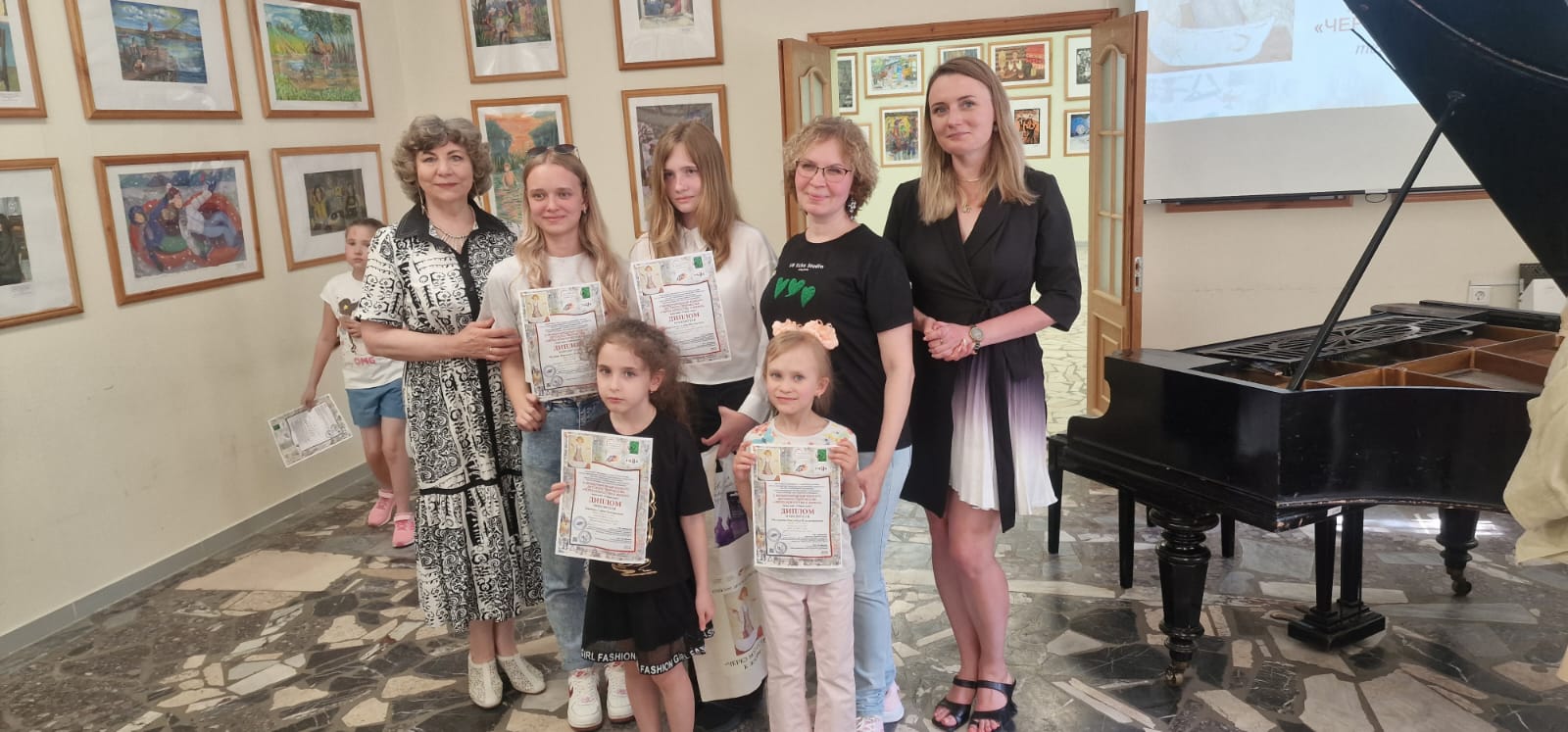 Награждение X Всероссийского конкурса детского рисунка